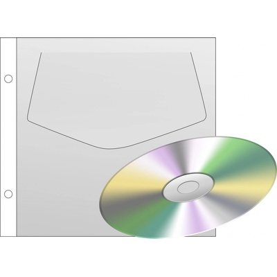Karton P+P Průhledný obal na CD PP 1řadý - bal.10ks, 2-028