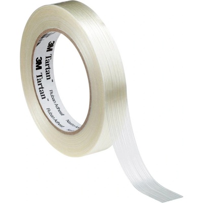 3M vláknitá lepiaca páska Tartan 75 mm x 50 m priehľadná