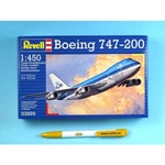 Revell Пластмасов модел комплект самолет 03999 - Boeing 747-200 Jumbo Jet (1: 450)