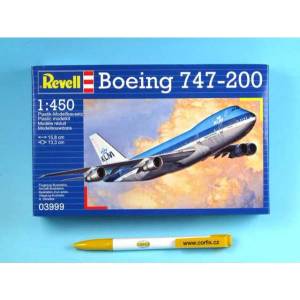 Revell Пластмасов модел комплект самолет 03999 - Boeing 747-200 Jumbo Jet (1: 450)