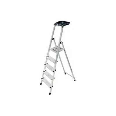 KRAUSE Rébrík, 5-stupňový, hliníkový, Multigrip-system, KRAUSE "Secury"