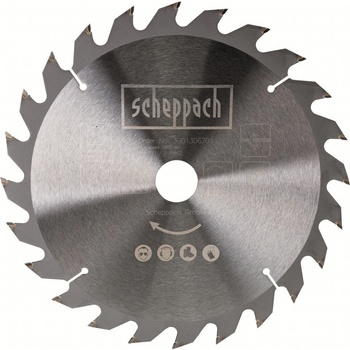 Scheppach pilový kotouč TCT 250/30 x 2,4, 24 zubů