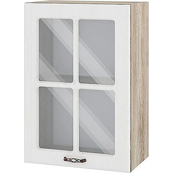 ИРИМ Горен кухненски шкаф Сити АРФ-Бяло фладер-04-118 50 см