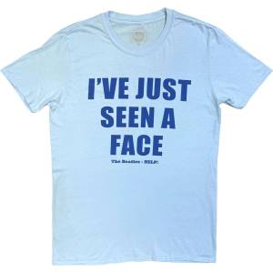 The Beatles I've Just Seen A Face (Back Print) Light Blue M Риза (BEATTEE351MBL02)