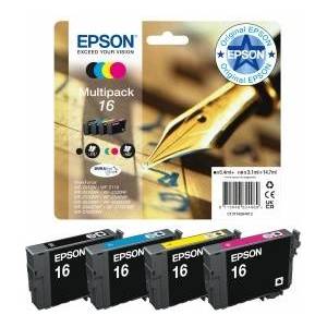 Epson Original 16 Tinte Füller (WF-2630WF - C13T16264012