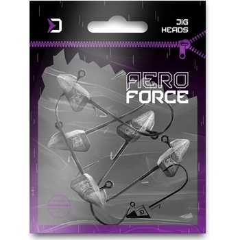 Delphin Jigová Hlavička Standup s Držiakom AeroFORCE Veľ 4 12 g 5 ks