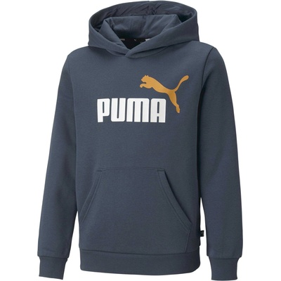 PUMA Ess + 2 col big logo hoodie fl b 128