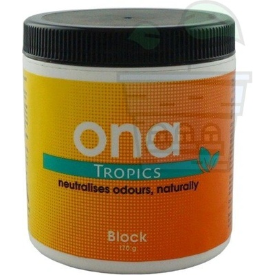 ONA Block Tropics 170 гр. - Неутрализатор на Миризми с аромат на "Тропик" (блокче) (16041)