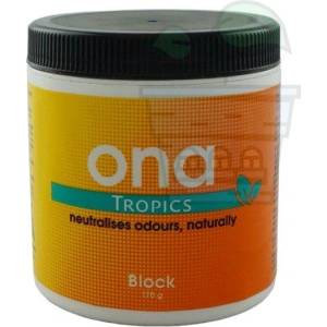 ONA Block Tropics 170 гр. - Неутрализатор на Миризми с аромат на "Тропик" (блокче) (16041)