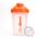 GymBeam Шейкър Blend Bottle бял-оранжев 400 мл