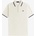 Fred Perry Блуза с яка Fred Perry Men's Crepe Zipped Short-Sleeve Polo Shirt - Ecru 560