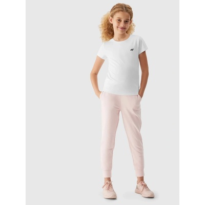 4F dievčenské nohavice TTROF421 Béžová