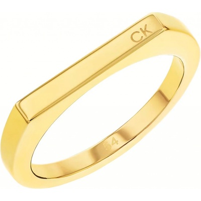 Calvin Klein pozlátený Faceted 35000188