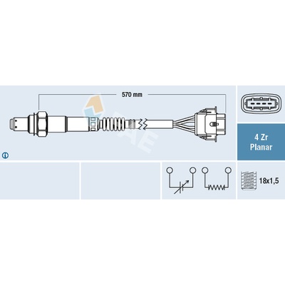 Lambda sonda FAE 77154