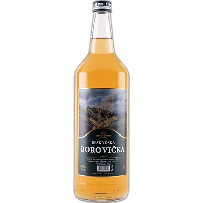 Nela Drinks Beskydská Borovička Gold 40% 1 l (holá láhev)