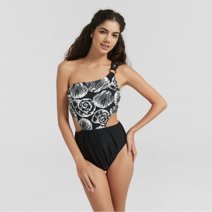 Be You Бански костюм Be You Women's Bandeau Swimsuit - Shell Mono