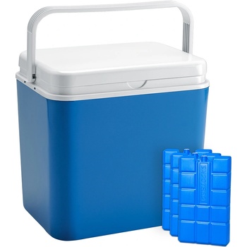 Atlantic Комплект Хладилна кутия Atlantic 30L, пасивна, синя и охладители 3 броя, 400gr (1004027)