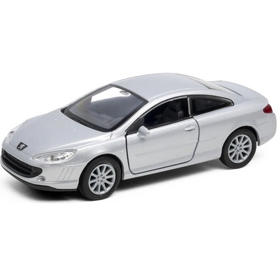 Welly Peugeot 407 coupe Červená 1:34