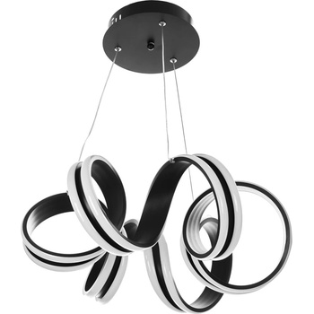 ELBULGARIA LED полилей Elbulgaria - Taurus, 2308bk, 124W, IP20, 4000K, черен (2308bk)