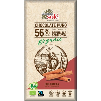 Solé horká čokoláda so škoricou 100 g