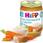 Hipp БИО пюре Ориз с моркови и Телешко месо 4м+ 190г