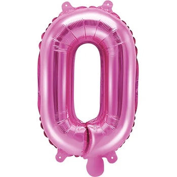 Image 1 of PartyDeco Балон от фолио Mini - Буква О 35см розов