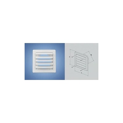 Satos gravitační 150 x 150 mm bílá G 100