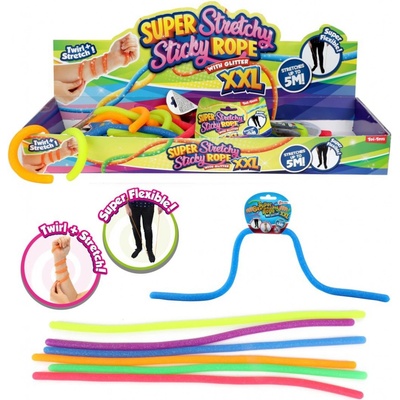 Guma s glitry natahovací elastická 50cm 6 barev