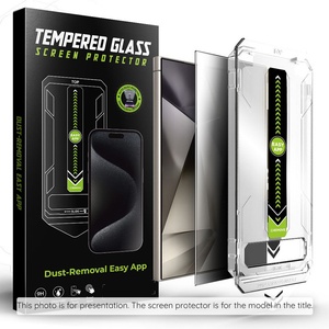 Techsuit Протектор за Samsung Galaxy S25 Plus / Galaxy S24 Plus - Techsuit - [Съвместим с отключване с пръстов отпечатък] TitanGlass CrystalHD - Privacy
