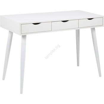 Actona Бял писмен бюро adis с чекмеджета (ao0001)