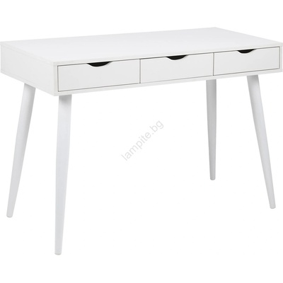 Actona Бял писмен бюро adis с чекмеджета (ao0001)