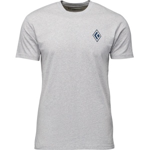 Black Diamond Мъжка тениска Black diamond Heritage Alpinist S/S Tee T-shirt - Nickel Heather (216-5241-0314)