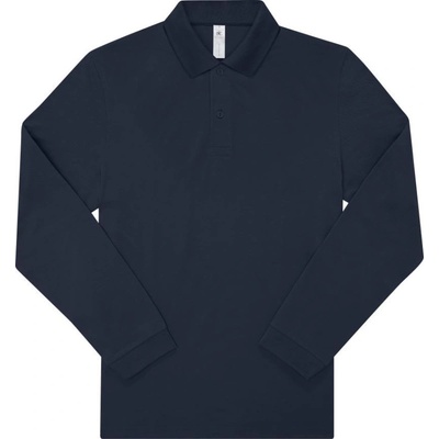 B&C polokošile B&C My Polo 180 LSL piqué dlouhý rukáv COT-01U42500301 Navy