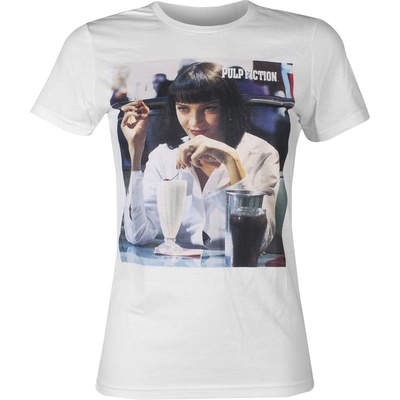 HYBRIS Дамска тениска Pulp Fiction - Mia Wallace - White - HYBRIS - PA-5-PF004-43300-WH