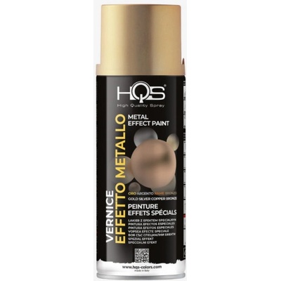 HQS farba v spreji s metalickým efektom 400 ml bronz