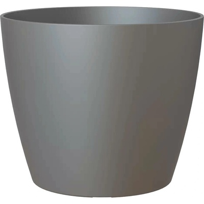 Artevasi Květináč SAN REMO 30cm plast tm.šedá antracit