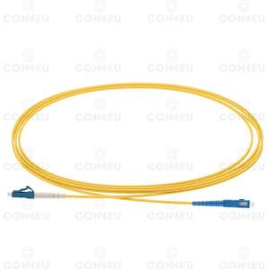 Conneu Оптична пач корда LC/UPC-SC/UPC, сингъл мод OS2, симплекс, 3м (CNFJ-LCSCOS2SYE2mm-3)
