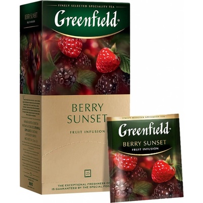 Greenfield Čajový nápoj Berry Sunset 25 x 2 g