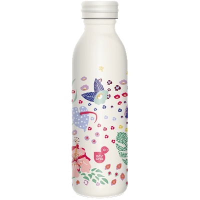 Ars Una 600 ml Cream Hibiscus 24 (5395) с двойни стени и метален чучур 56333954 (56333954)
