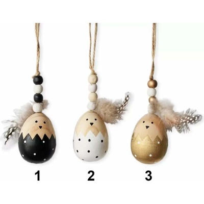 Lepaso Zajíc závěs dřevo 6,5cm mix