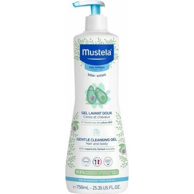 Mustela Jemný čisticí tělový a vlasový gel 750 ml