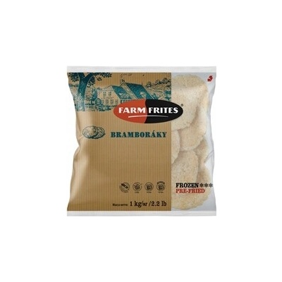 FARM FRITES Zemiakové placky drevorubača s cesnakom a majoránkou 1 kg