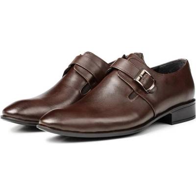 Ducavelli Мъжки обувки от естествена кожа - Тъмнокафяви #311471 (311471_Кафяво)