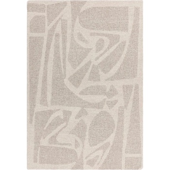 Asiatic Carpets Кремав ръчно изработен вълнен килим 120x170 cm Loxley - Asiatic Carpets (LOXL120170LINE)