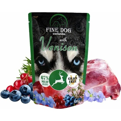 Fine Dog XXL se zvěřinou 10 × 500 g