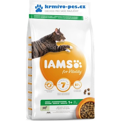 Iams for Vitality Cat Adult Lamb 10 kg