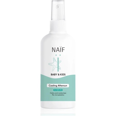 Naïf Baby & Kids Cooling Aftersun спрей след слънчеви бани за бебета и деца без парфюм 175ml