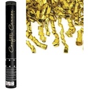 Vystreľovacie konfety zlaté serpentíny 60 cm