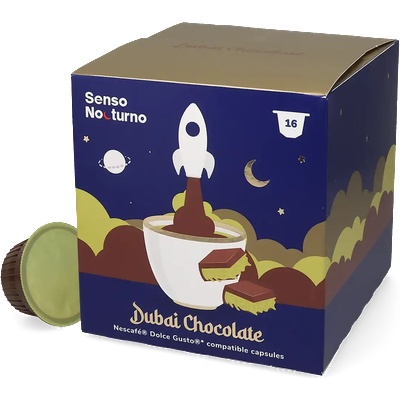 Senso Nocturno | Дубайски Шоколад - 16 капсули за Dolce Gusto