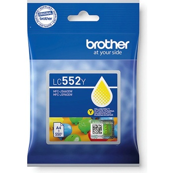Brother original ink LC552Y, yellow, 550str (LC552Y)